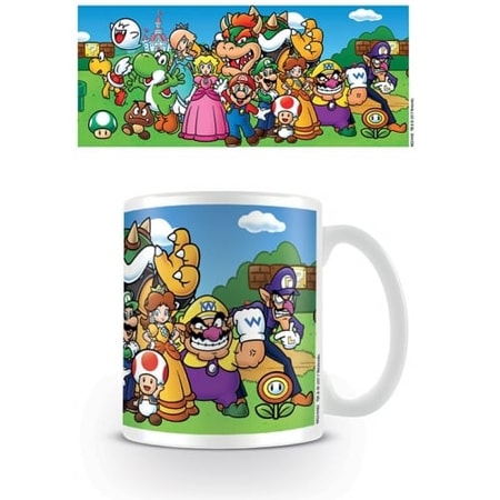 Nintendo - Super Mario - Mug Groupe 315ml - flash vidéo