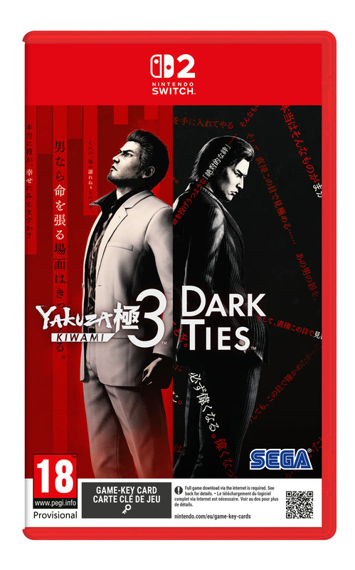 Yakuza Kiwami 3 & Dark Ties - Game-key Card