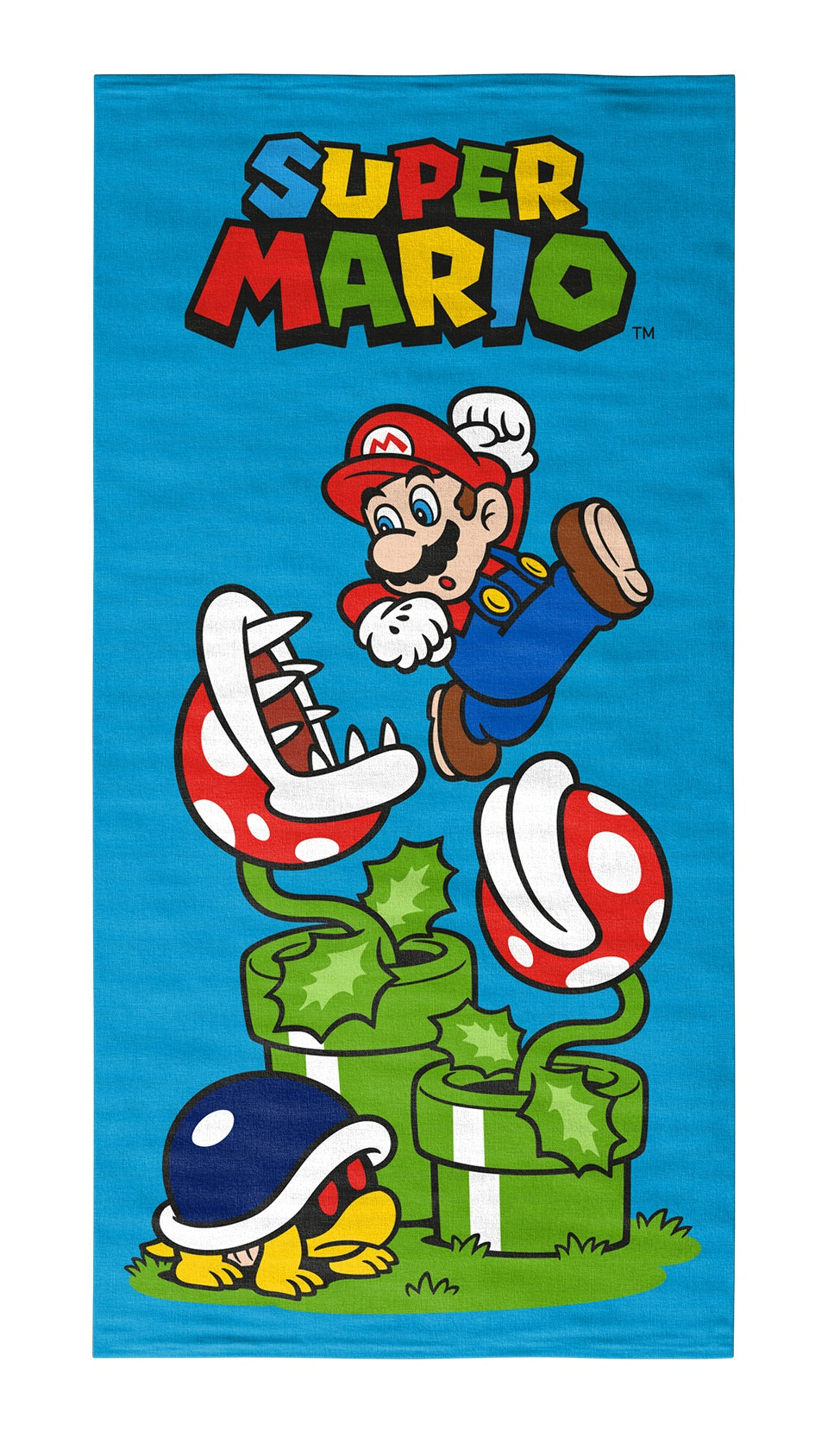 Nintendo - Serviette de plage en microfibre "Mario et Minions" (140x70cm) - flash vidéo