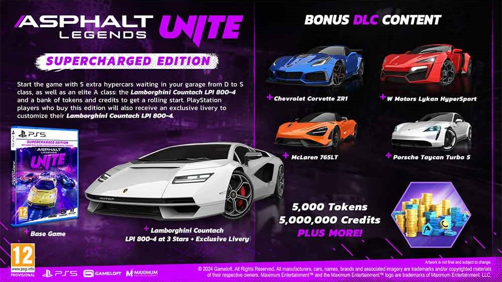 Asphalt Legends UNITE - Supercharged Edition (Code-in-a-box) - flash vidéo
