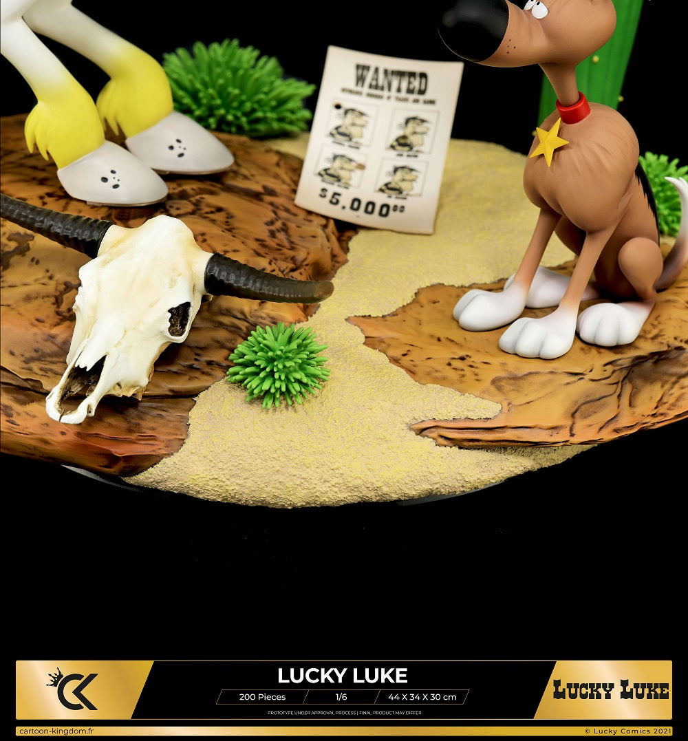 Cartoon Kingdom - 1:6 Statues - Lucky Luke Statue 44cm - flash vidéo