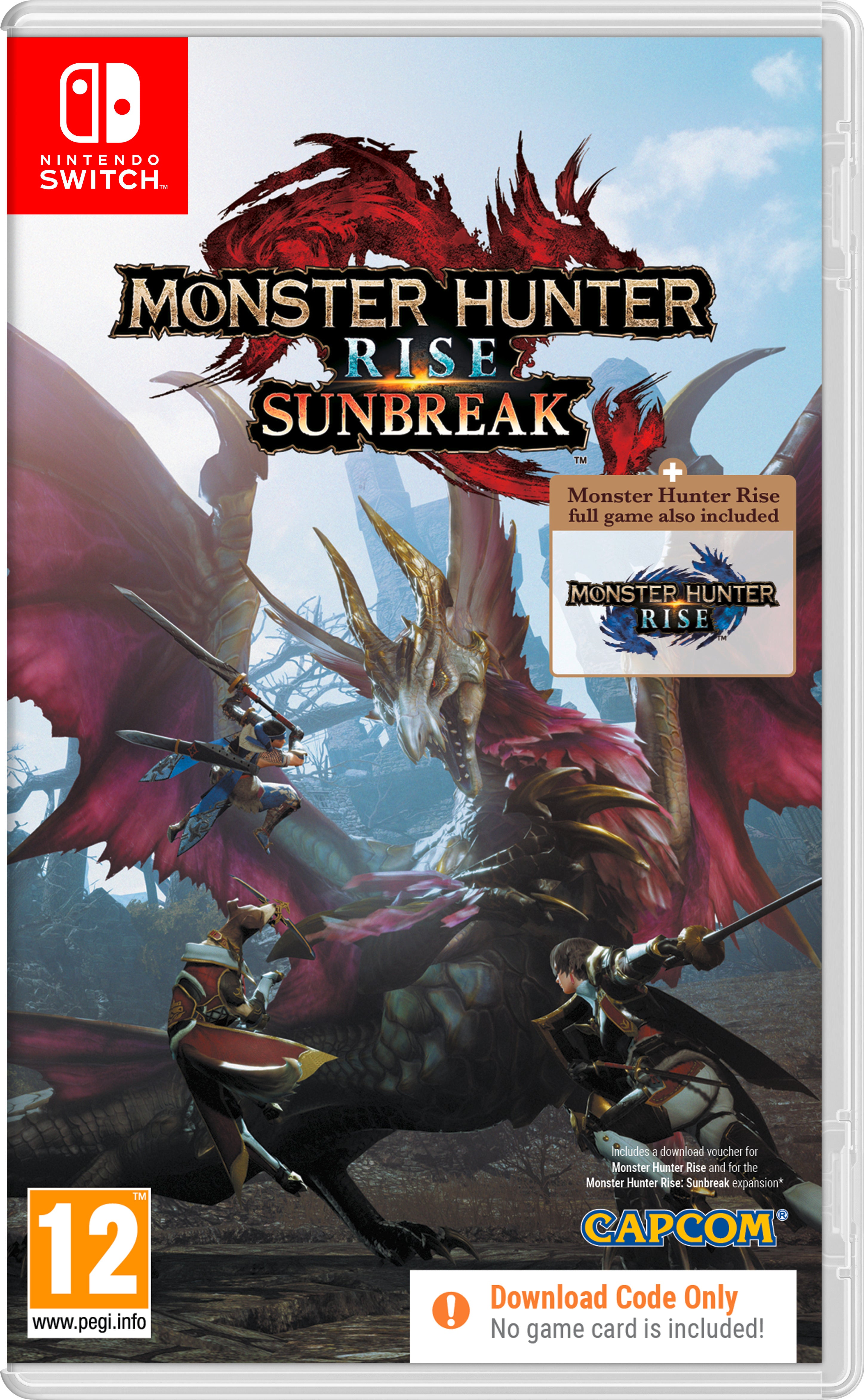 Monster Hunter Rise + Sunbreak (Code-in-a-Box) - flash vidéo
