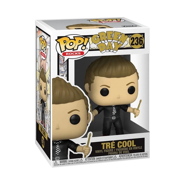 Funko Pop! Rocks: Green Day - Tré Cool - flash vidéo