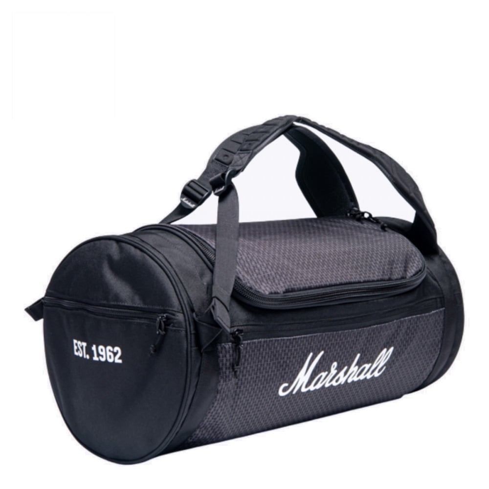 Marshall - Sac de sport Underground Noir et Blanc - flash vidéo