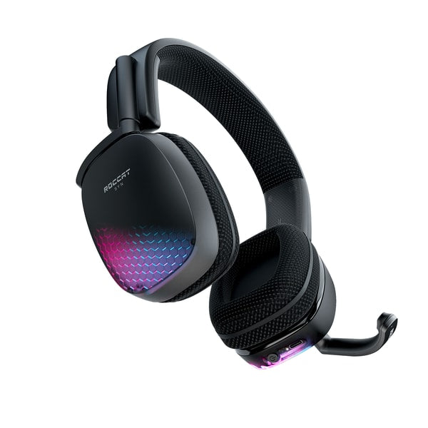 Turtlebeach - Casque de jeu sans fil Audio 3D RGB Syn Pro Air pour PC, PlayStation, Nintendo Switch et mobile - flash vidéo