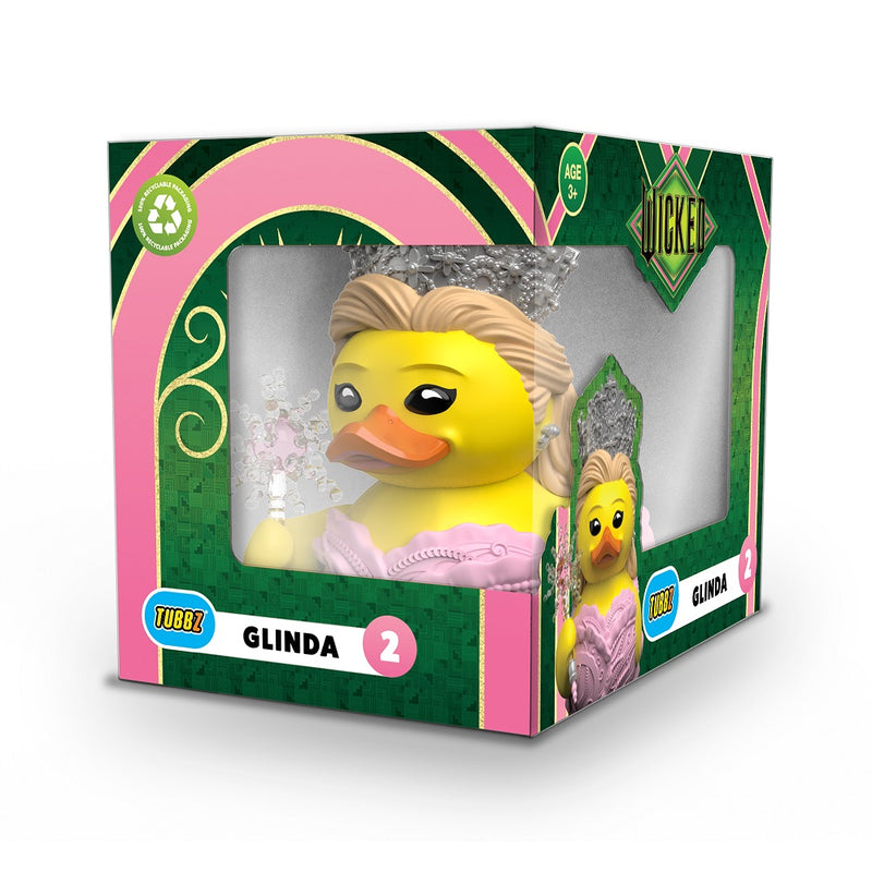 Numskull - Best of TUBBZ Boîte Canard de bain - Wicked - Glinda Upland - 9cm
