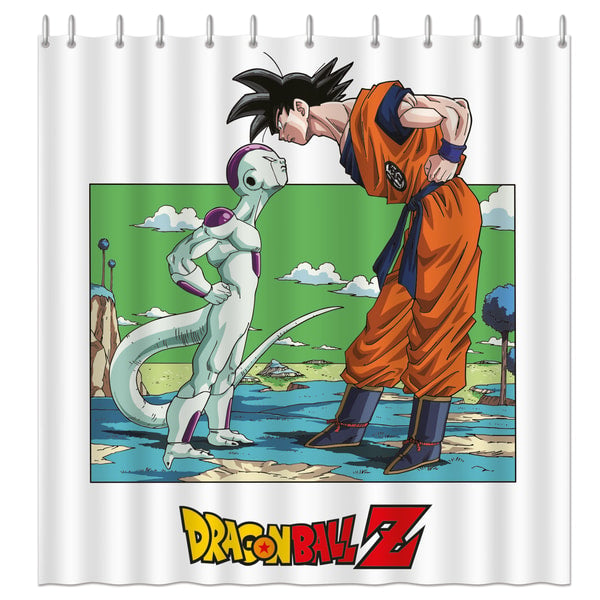 Dragon Ball Z - Rideau de douche Goku et Frieza - flash vidéo