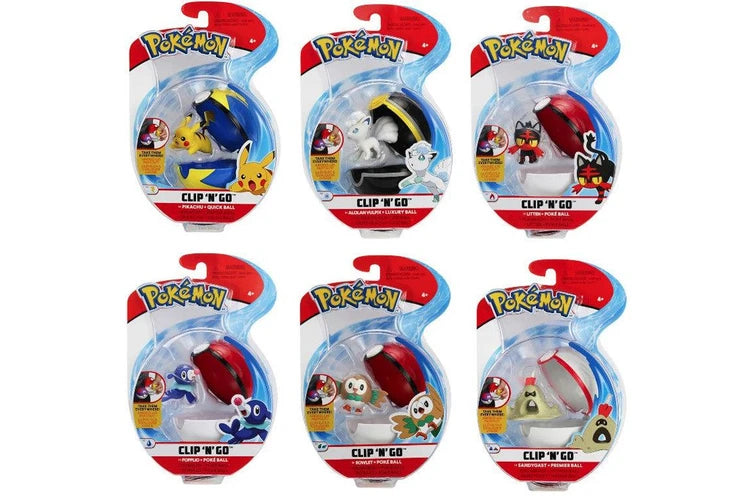 Pokémon - Figurine Poké Ball Clip 'N' Go Vague 12 - flash vidéo
