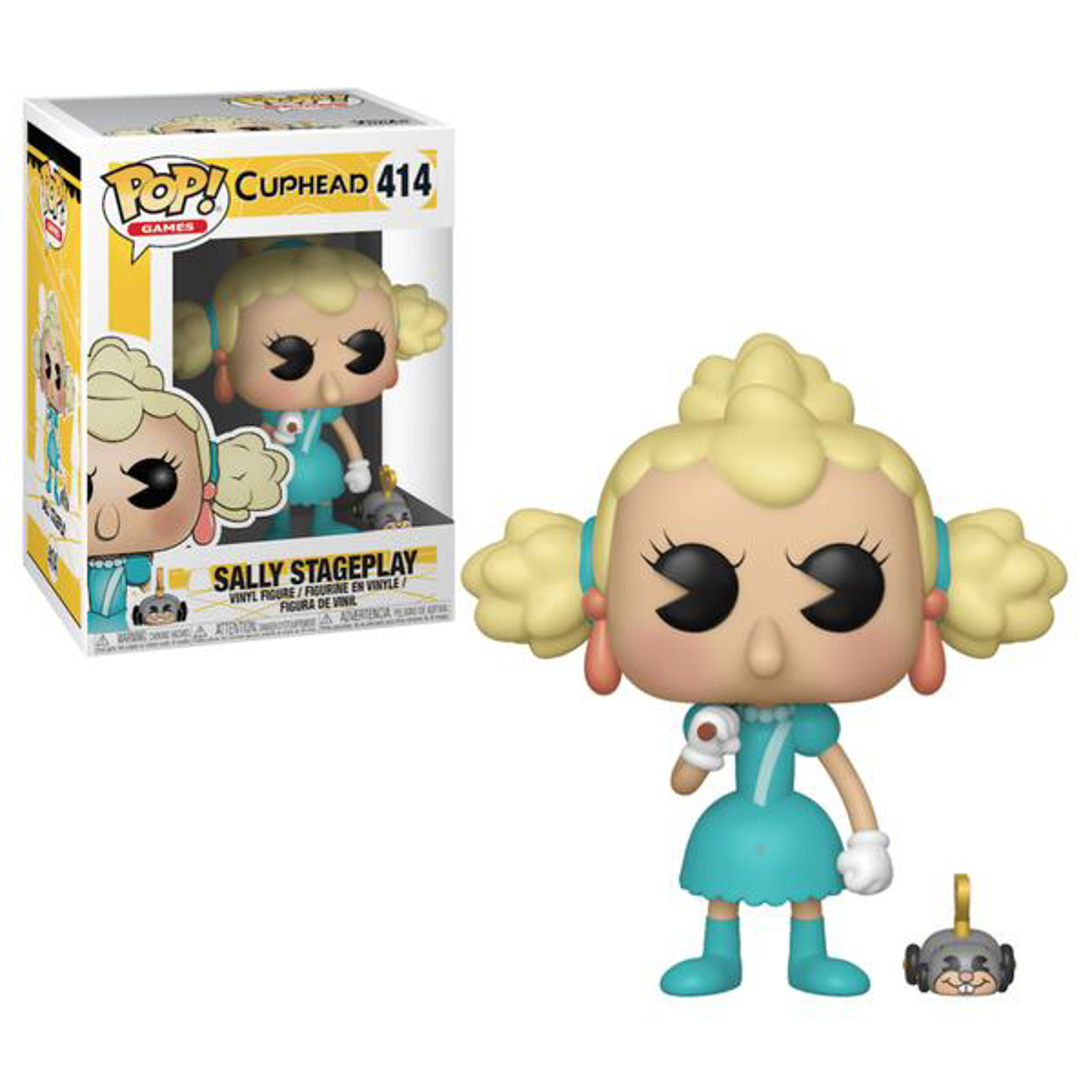 Funko Pop! Games Cuphead Sally Stageplay ENG Merchandising - flash vidéo