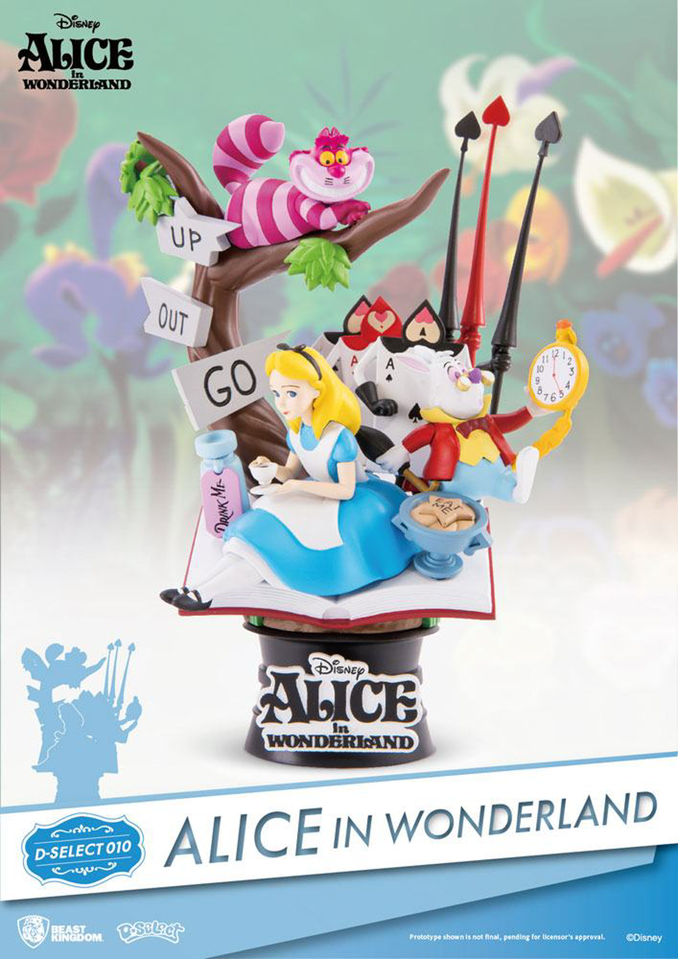 Disney - Alice in Wonderland Diorama (15 cm) - flash vidéo