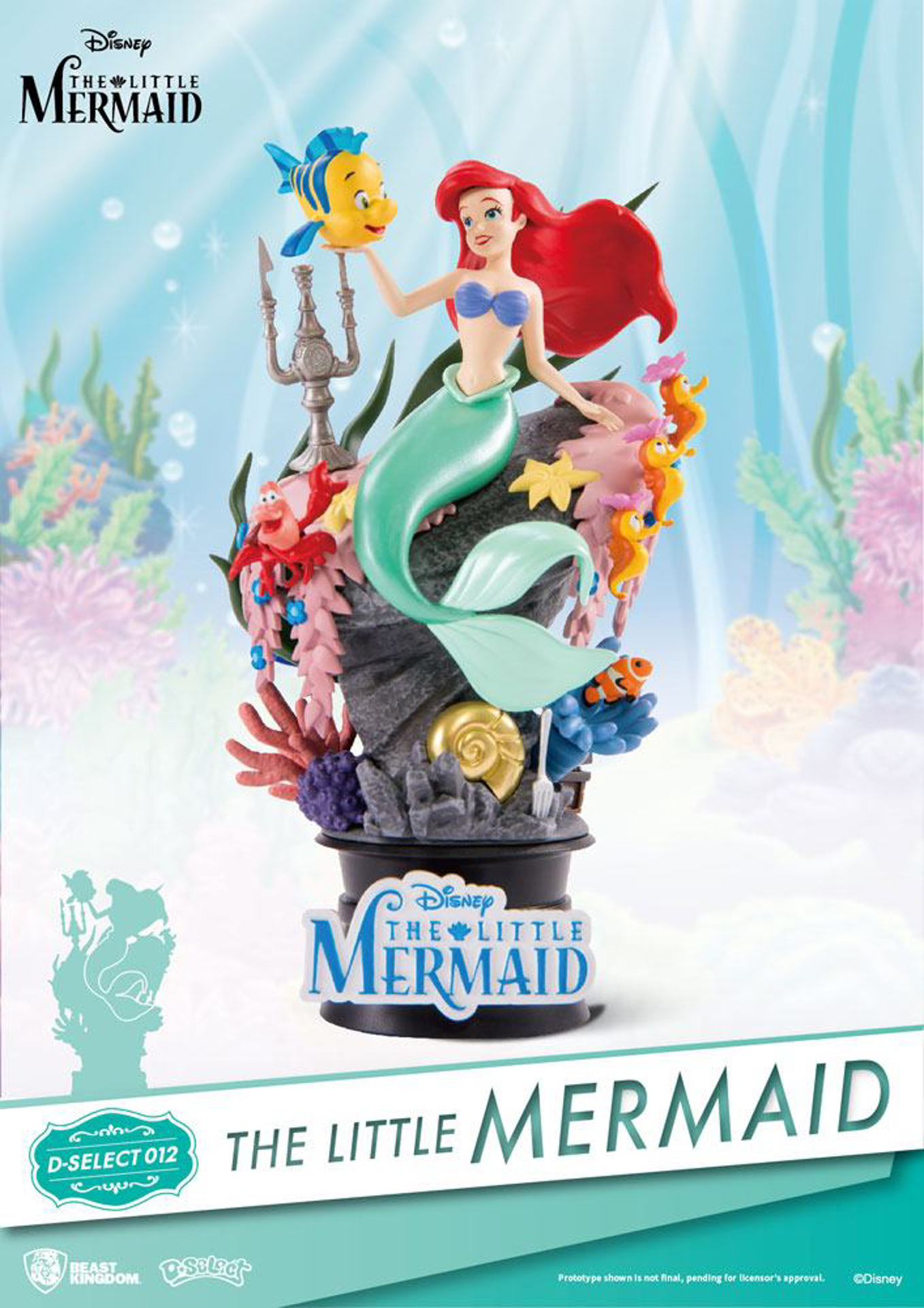 Disney - The Little Mermaid Diorama (15 cm) - flash vidéo
