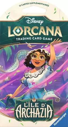 Disney Lorcana JCC : L'île d’Archazia - Booster sous blister (1x blister cartonné aléatoire)