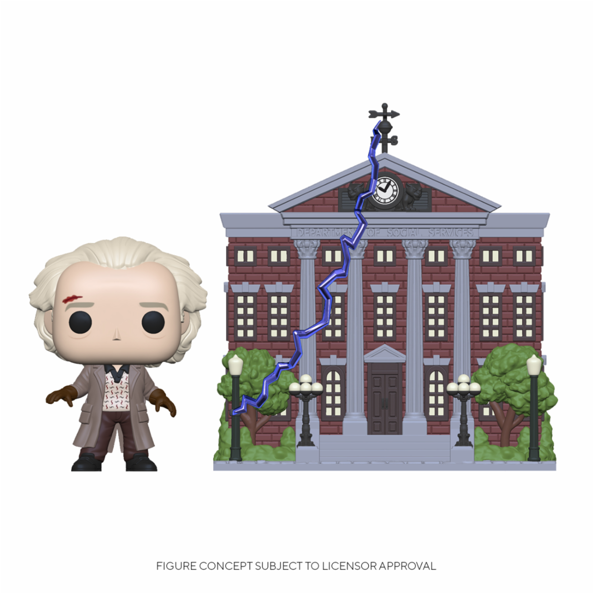 Funko Pop! Town Back to the Future S4 Doc with Clock Worker ENG Merchandising - flash vidéo