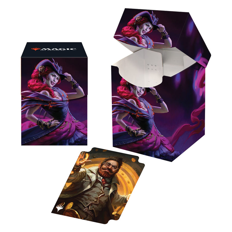Ultra Pro - Magic: The Gathering - Outlaws of Thunder Junction - 100+ Deck Box Olivia, l'opulente hors-la-loi