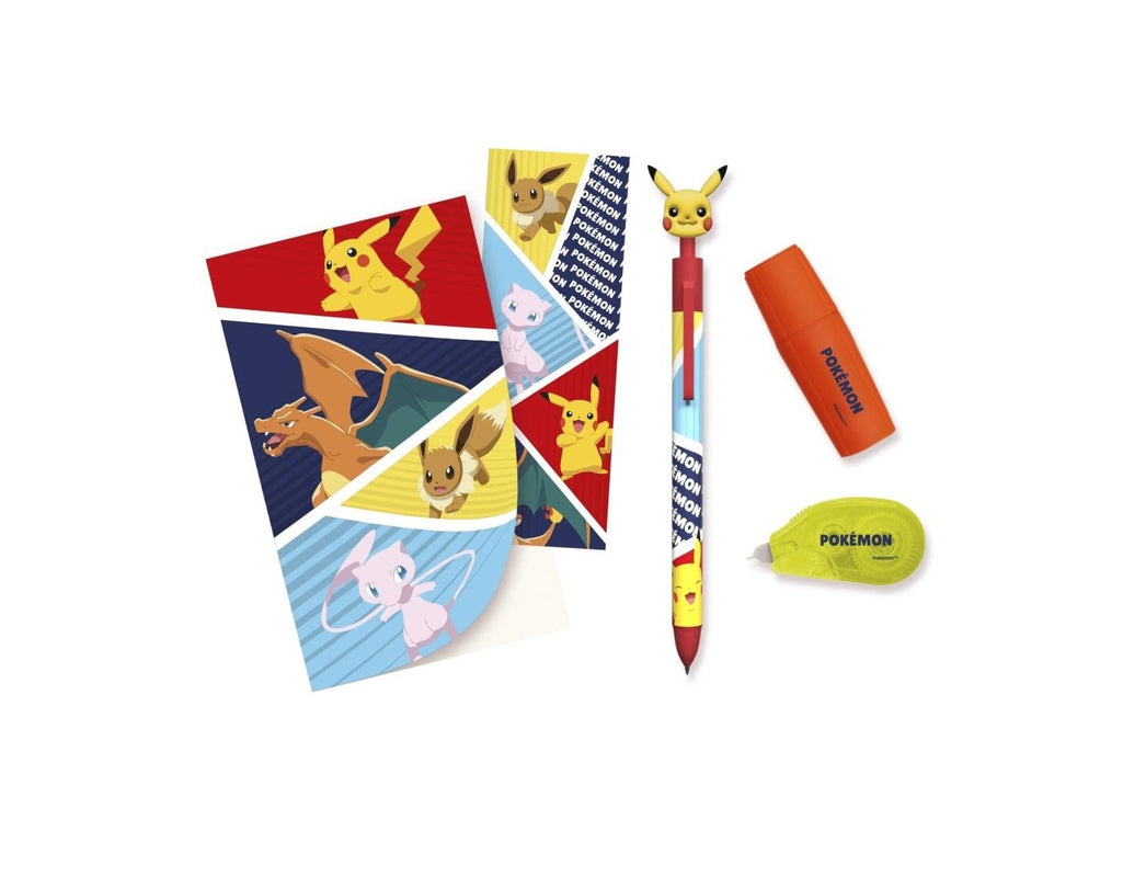 Pokémon - Set de Papeterie avec un bloc-note 5pcs
