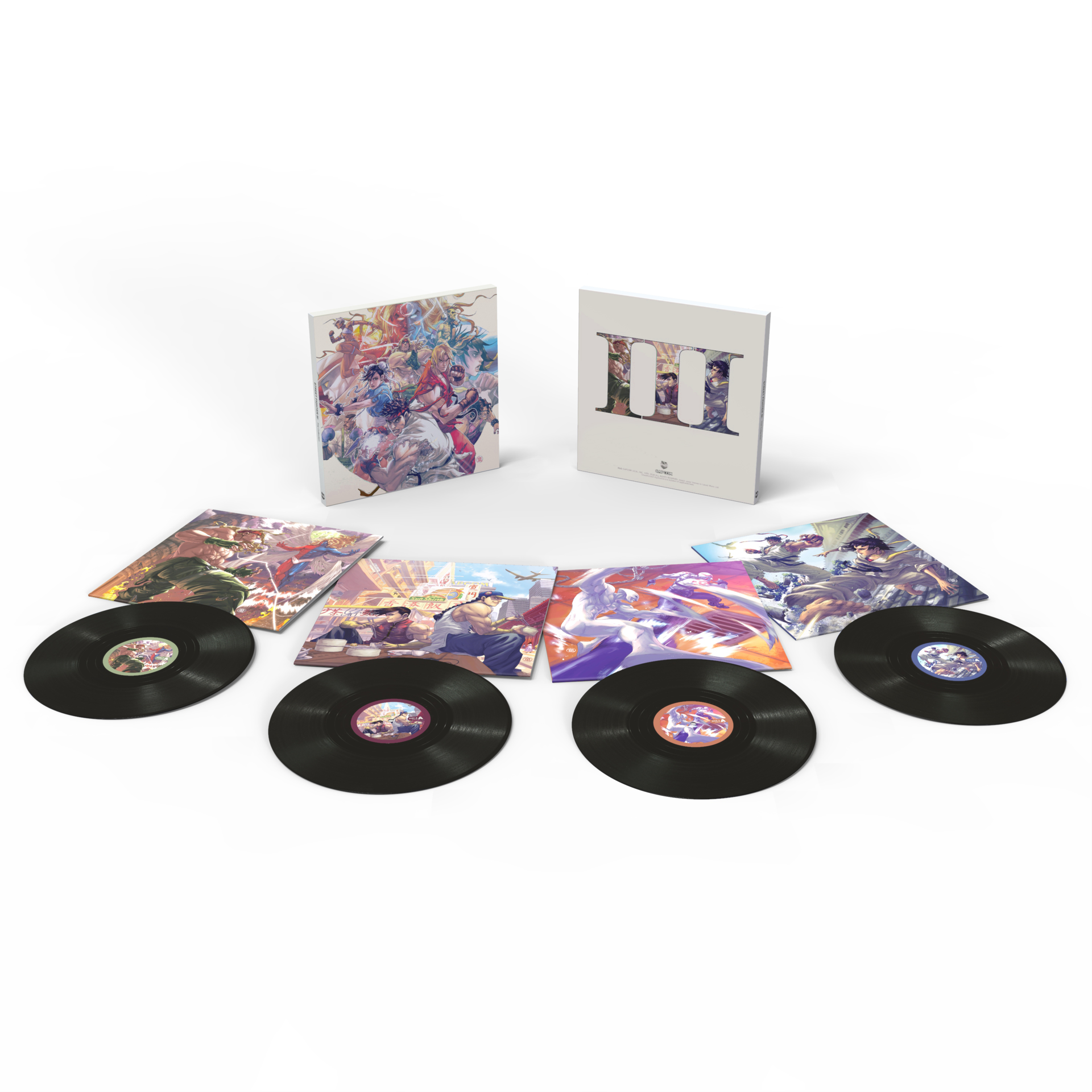 Street Fighter III The Collection - 4 Black LP - flash vidéo