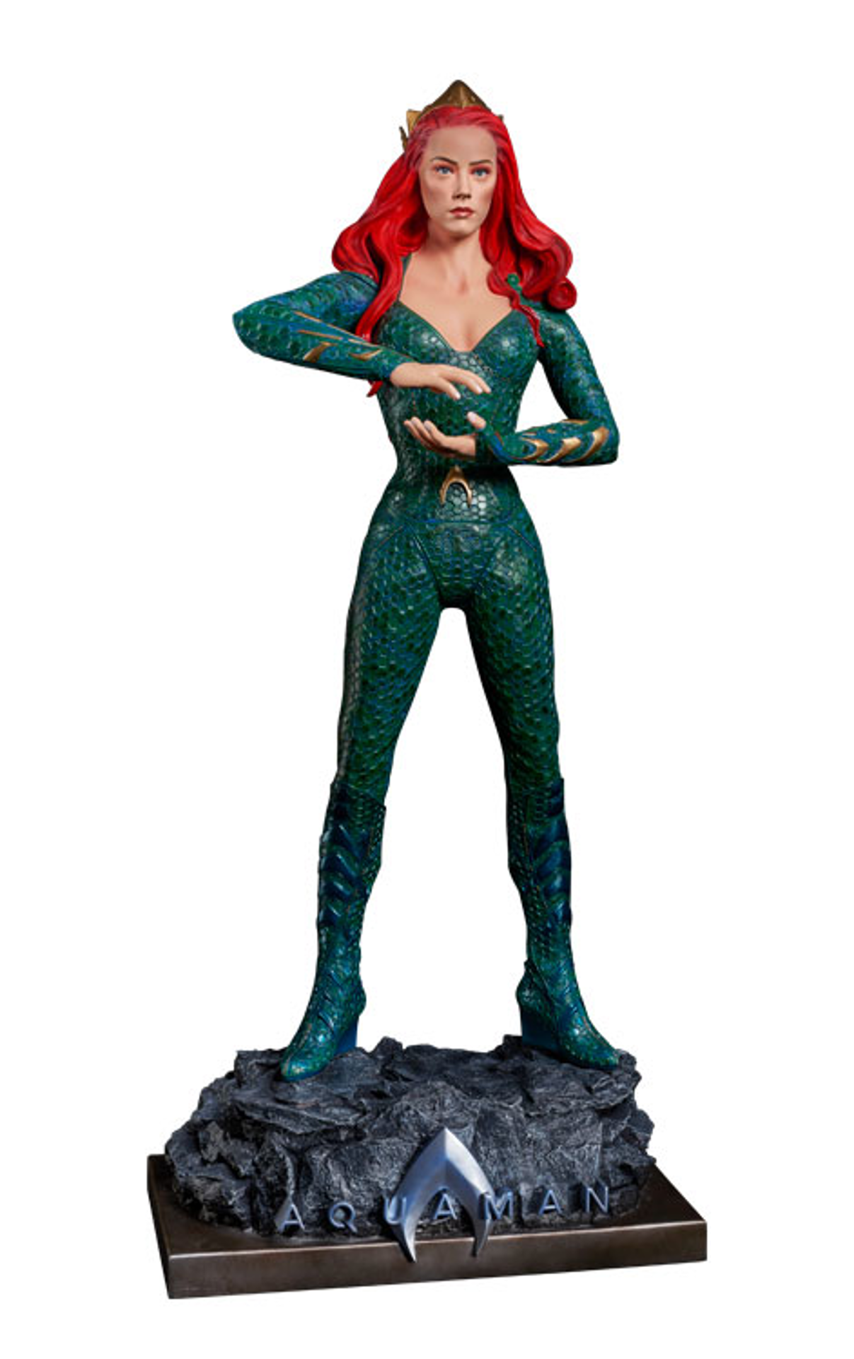 Aquaman 2018 - Statue taille réelle Mera (Base incluse) - flash vidéo