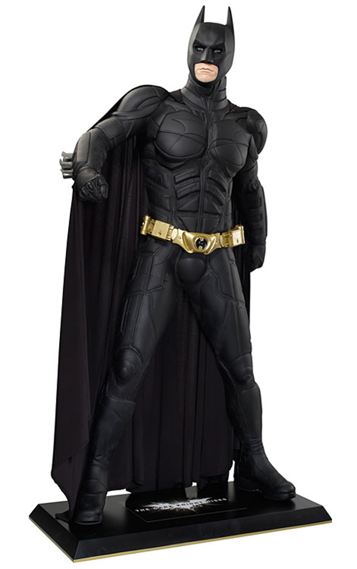 The Dark Knight Rises - Statue taille réelle Batman (Base incluse) - flash vidéo