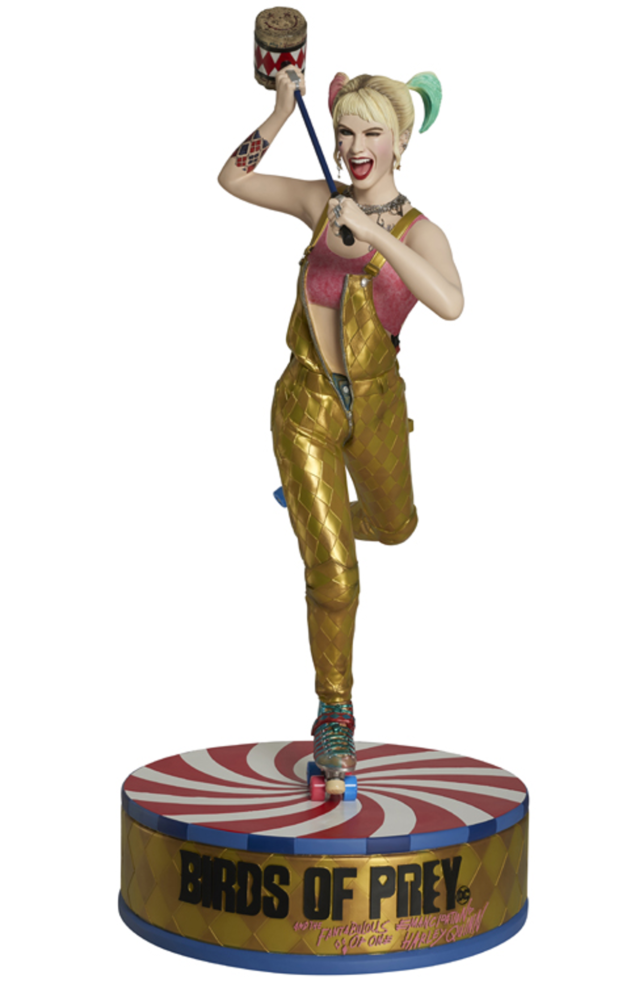 Birds of Prey - Statue taille réelle Harley Quinn (Base incluse) - flash vidéo