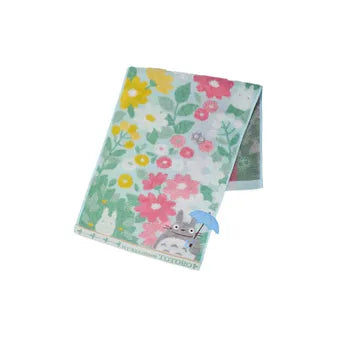Ghibli - Mon Voisin Totoro - Grande Serviette Totoro Champs de Fleurs 60x120cm - flash vidéo