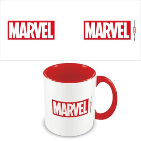 Marvel - Mug Marvel Logo Intérieur Coloré Rouge 315ml - flash vidéo