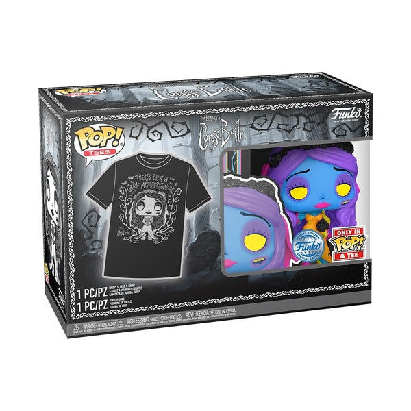 Funko Pop! & Tee: Corpse Bride - Emily (Blacklight) - S - flash vidéo