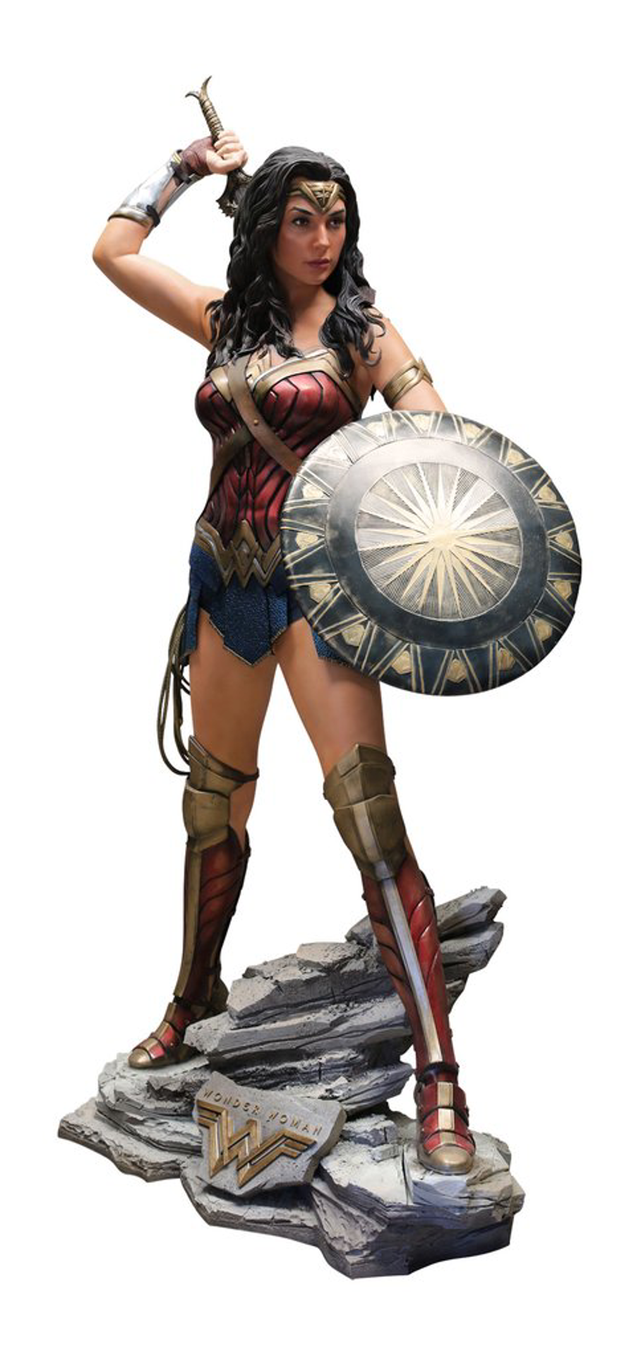 Wonder Woman - Statue taille réelle Wonder Woman (Base incluse) - flash vidéo