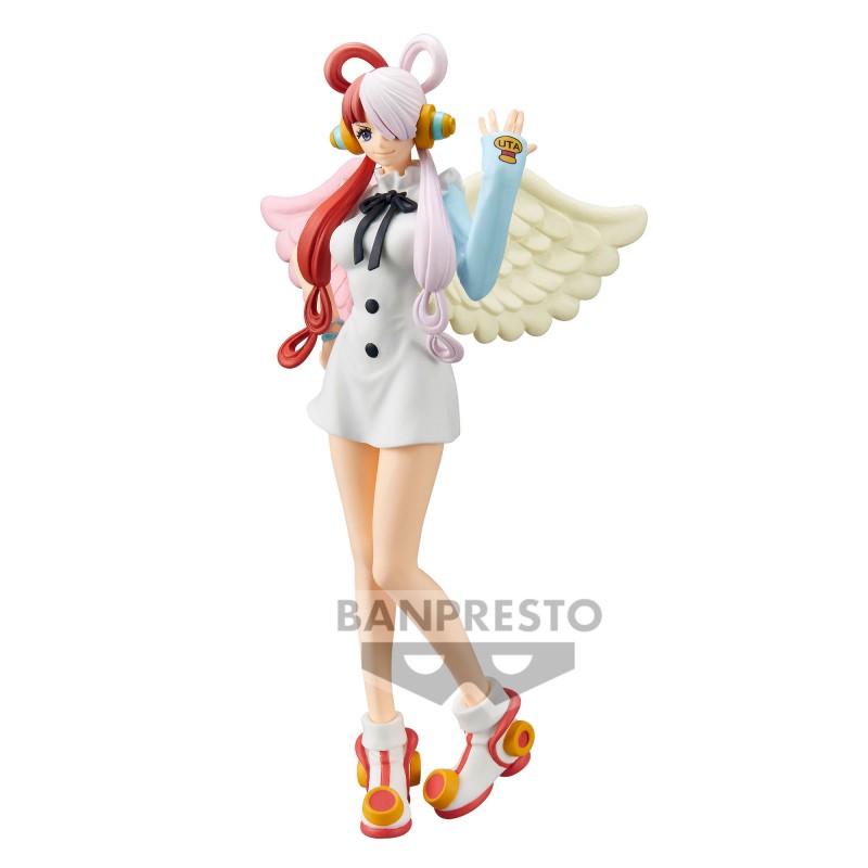 One Piece Film Red - DXF - The Grandline Lady Vol.1 - Uta Statue 16cm - flash vidéo