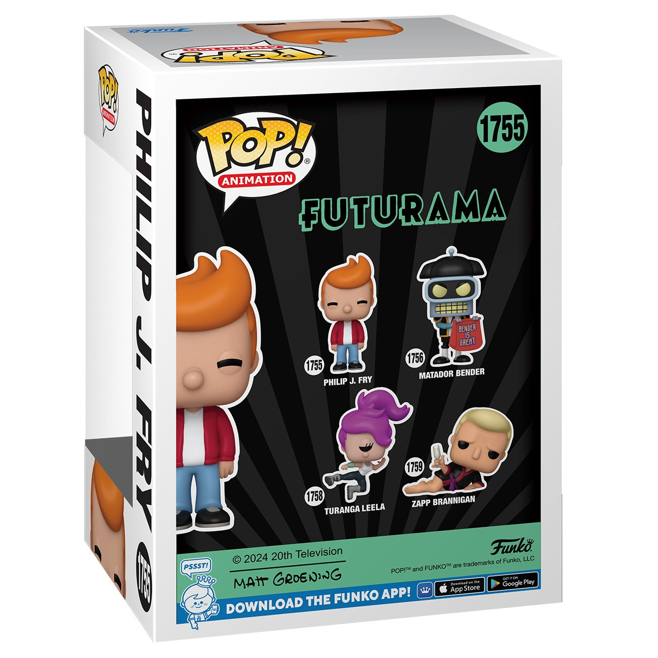 Funko Pop! Animation: Futurama - Philip J. Fry - flash vidéo