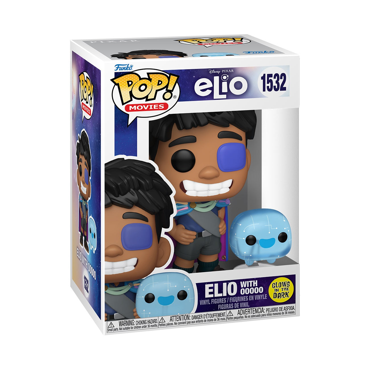 Funko Pop! Disney/Pixar: Elio - Elio with 00000 (Glow in the Dark)