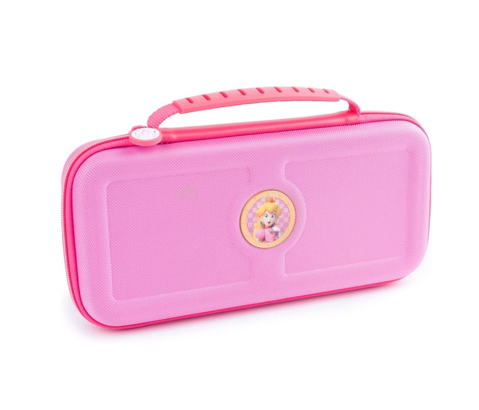 Pochette de transport Deluxe Game Traveler Princesse Peach pour Switch 2, Switch et Switch OLED