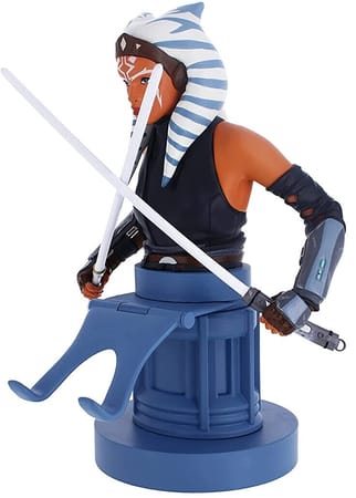 Cable Guys R.E.S.T - Le Mandalorien - Ahsoka Support pour Téléphone et Manette - flash vidéo