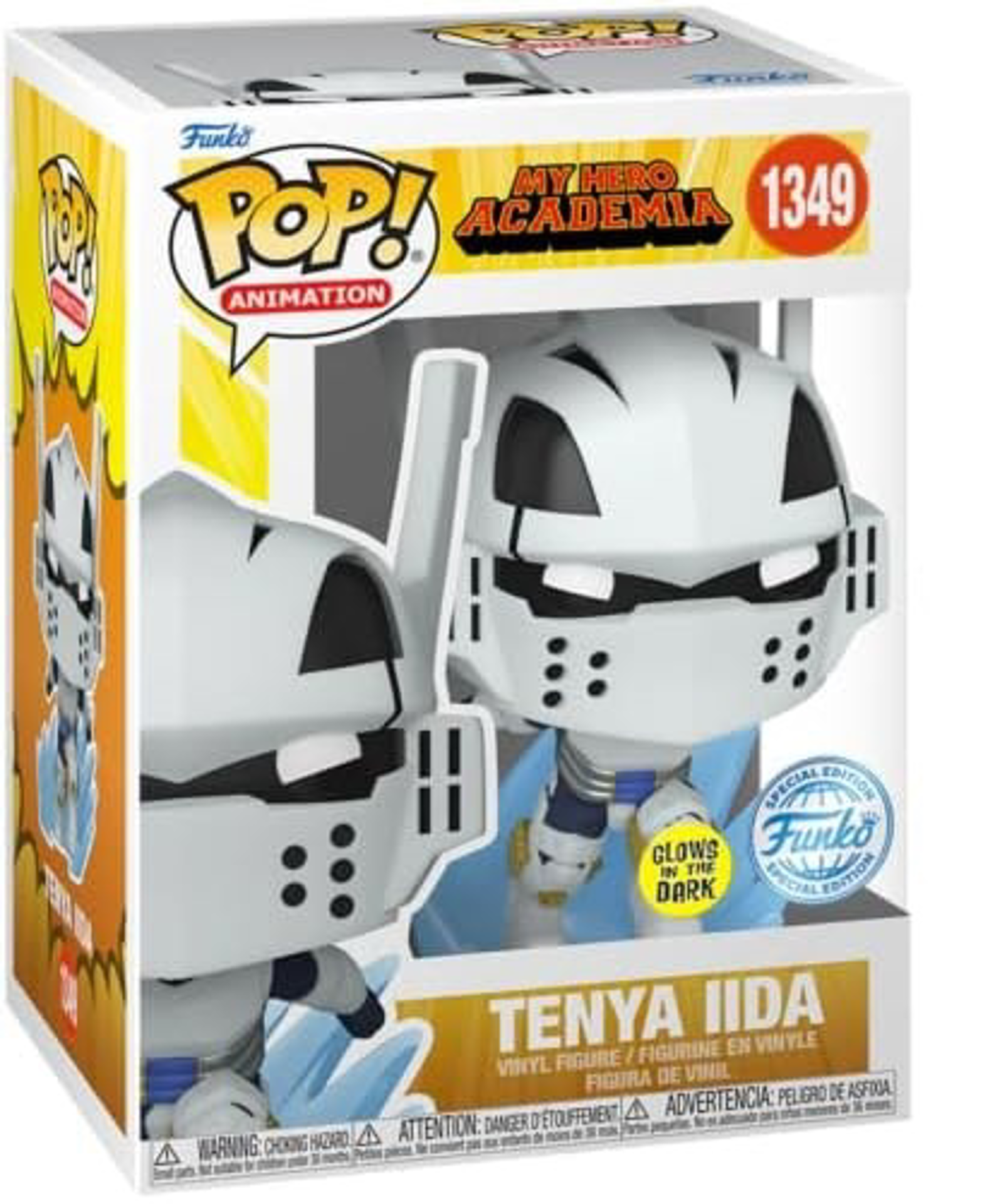 Funko Pop! Animation: My Hero Academia - Tenya Iida (RBurst) (Glow in the Dark) - flash vidéo