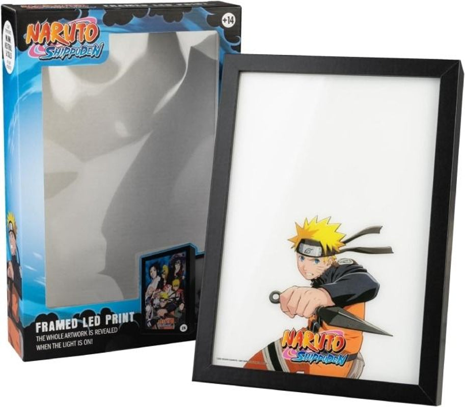 Naruto Shippuden - Impression Encadrée LED