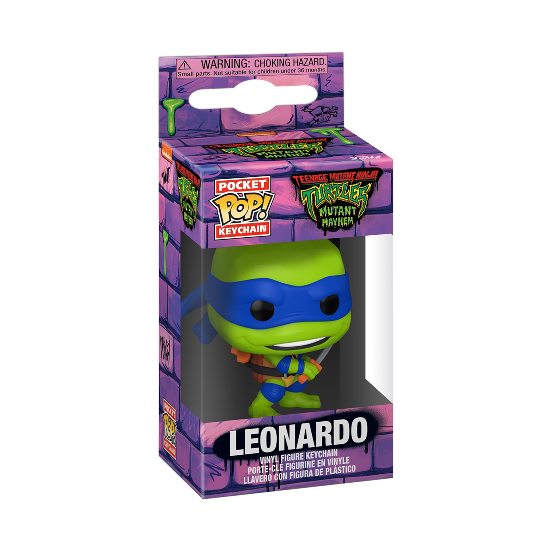 Funko Pocket Pop! Keychain: Teenage Mutant Ninja Turtles: Mutant Mayhem - Leonardo - flash vidéo
