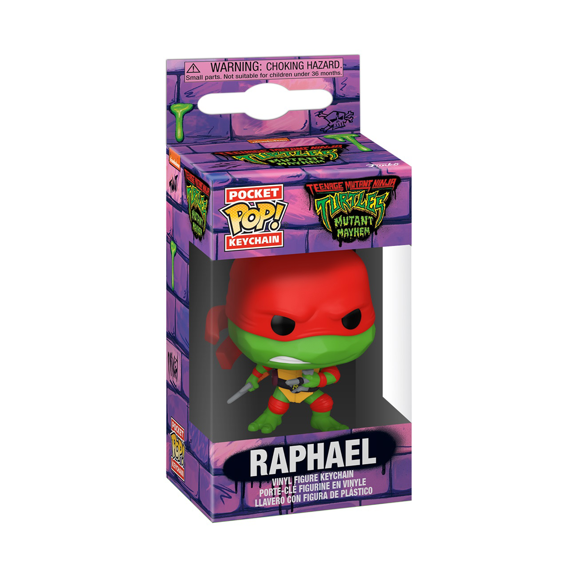 Funko Pocket Pop! Keychain: Teenage Mutant Ninja Turtles: Mutant Mayhem - Raphael - flash vidéo