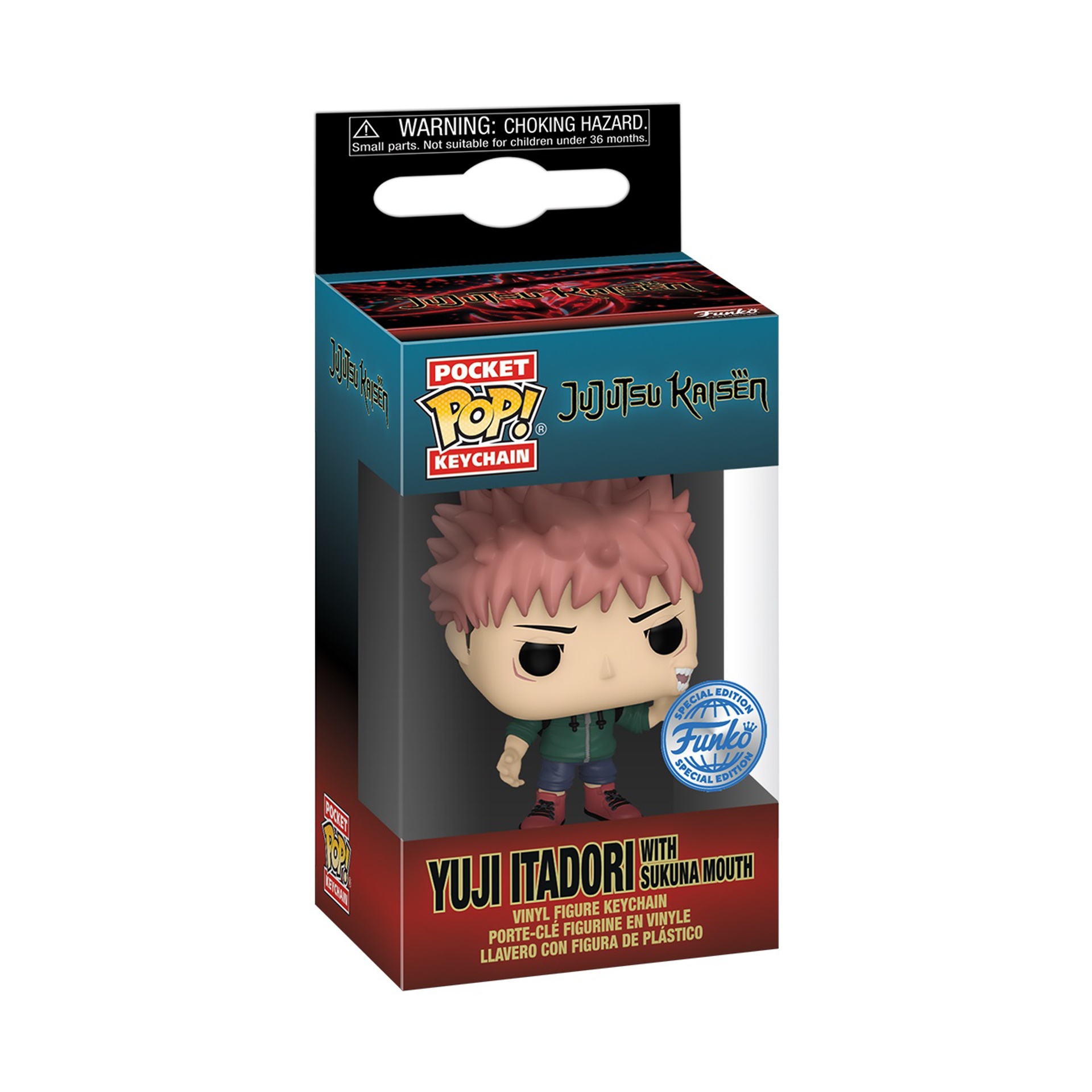 Funko Pocket Pop! Keychain: Jujutsu Kaisen - Itadori (Sukuna Metamorphosis) - flash vidéo