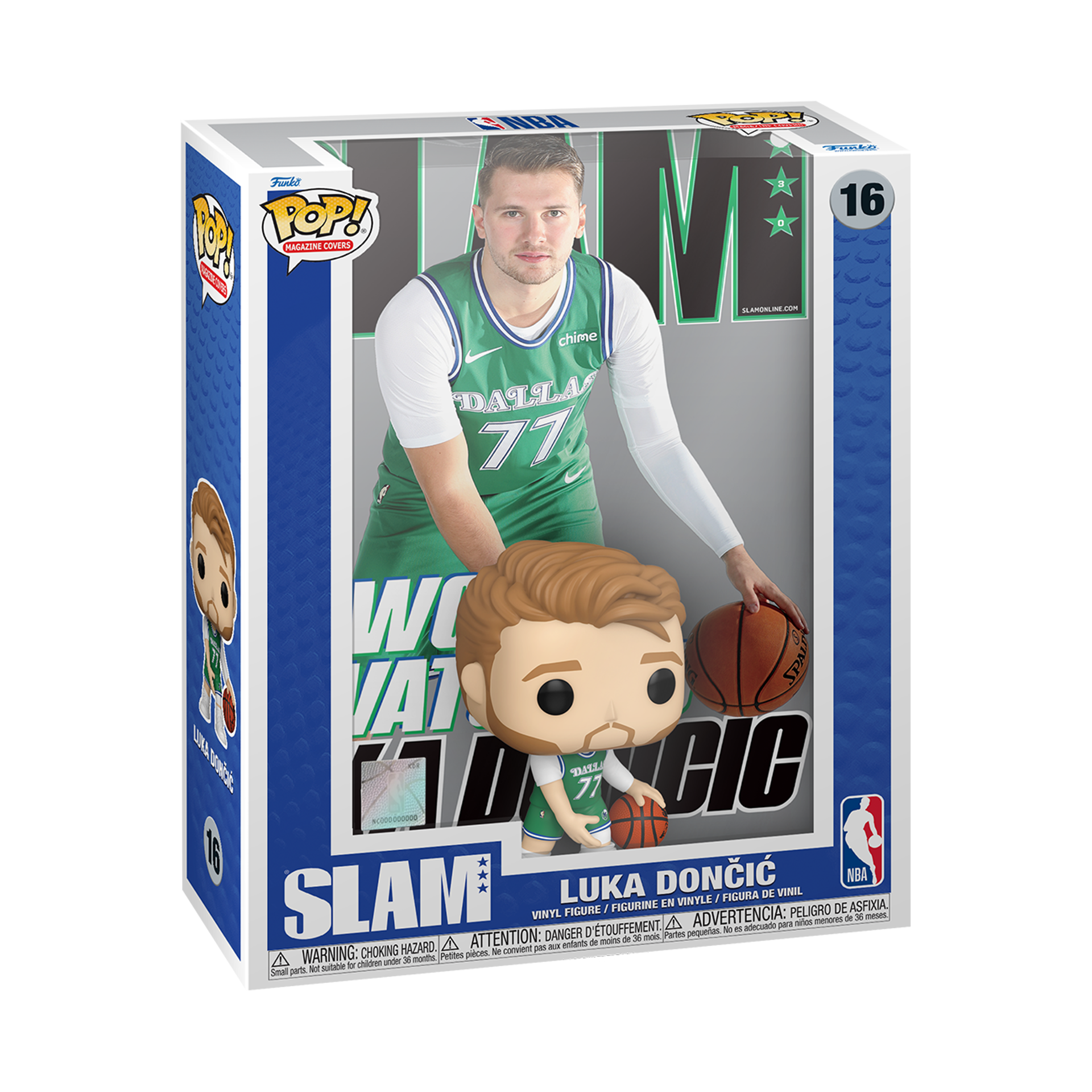 Funko NEWPop! Magazine Covers: NBA SLAM - Luka Doncic - flash vidéo