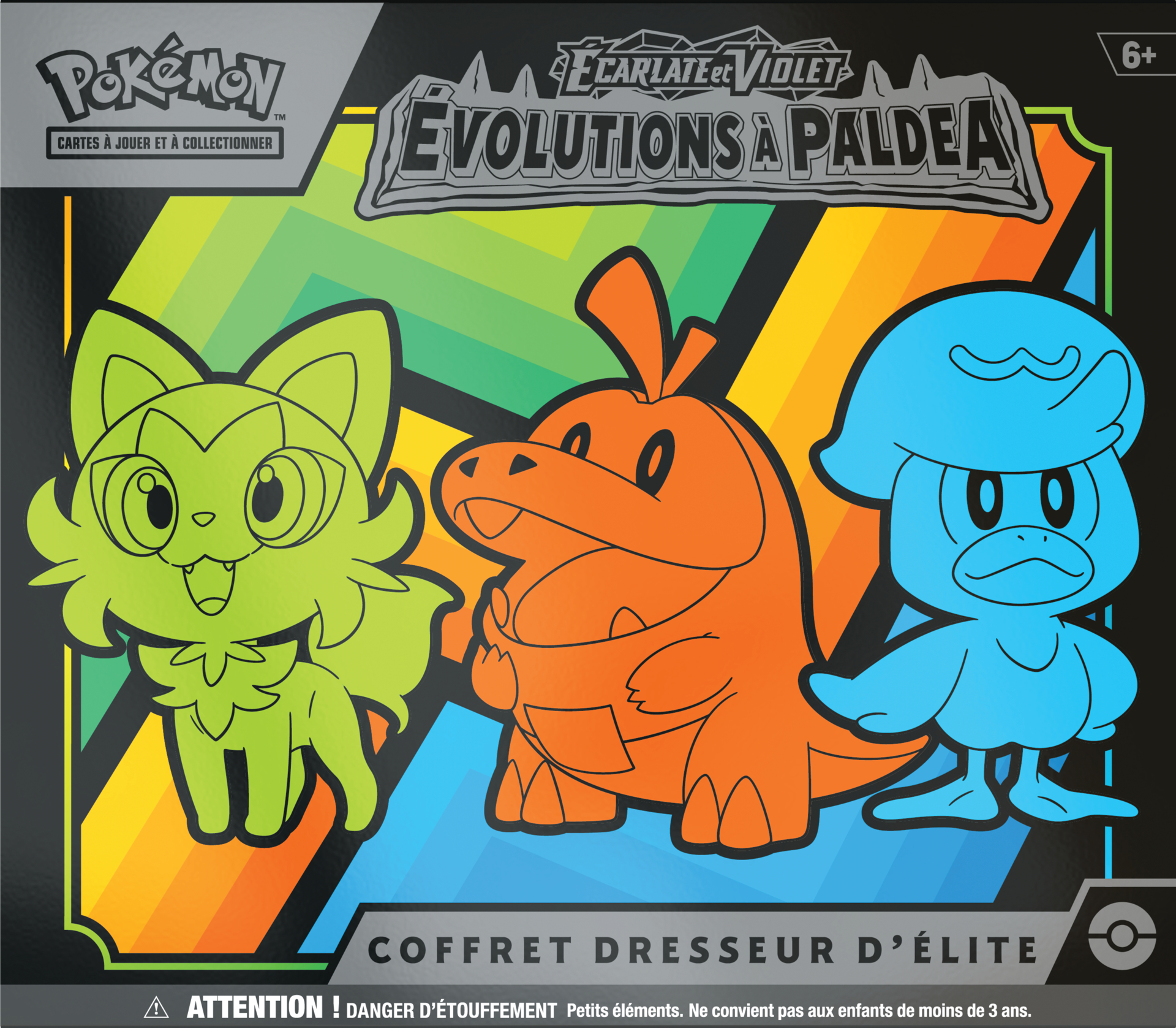Pokémon JCC - Écarlate et Violet - Coffret Dresseur d'Élite Évolutions à Paldea - flash vidéo