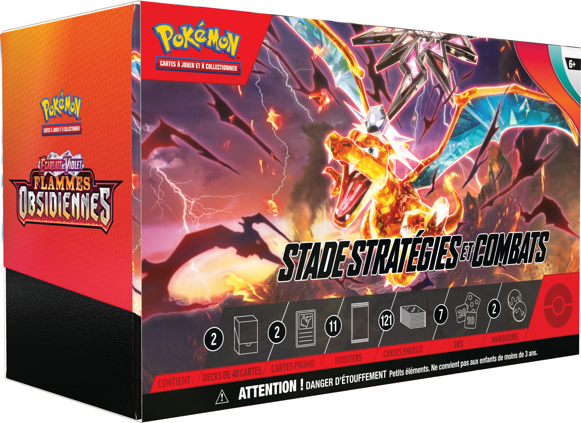 Pokémon JCC - Écarlate et Violet - Stade Stratégies et Combats Flammes Obsidiennes - flash vidéo