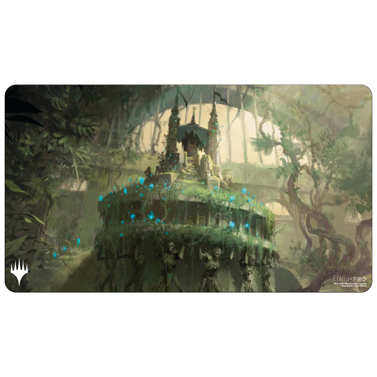Ultra Pro - Magic: The Gathering - Ravnica Remastered - Tapis de jeu L'essaim Golgari envahi (60 x 34 cm) - flash vidéo
