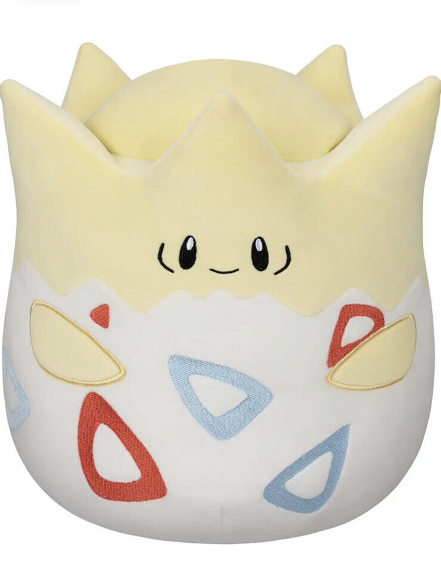 Pokémon - Squishmallow Vague 2 - Peluche moyenne Togepi 25cm - flash vidéo