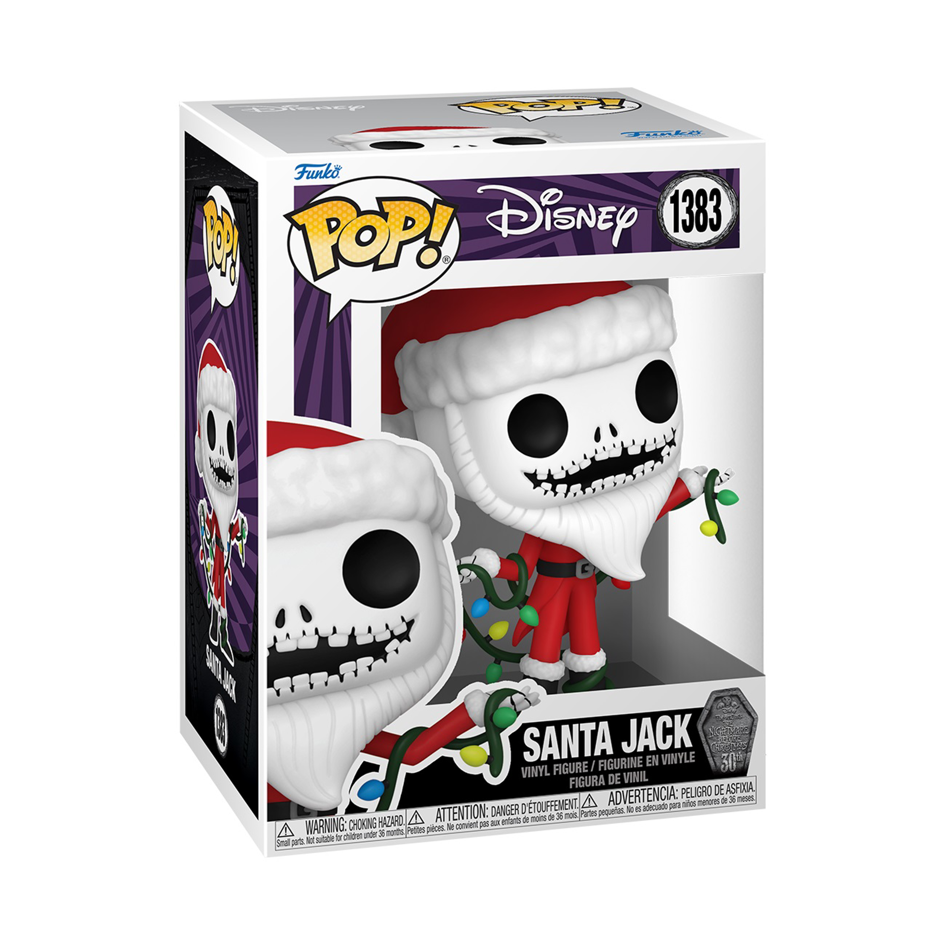 Funko Pop! Disney: The Nightmare Before Christmas 30th Anniversary - Santa Jack - flash vidéo