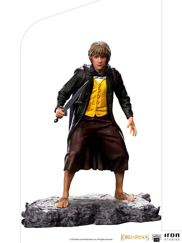 Iron Studios - BDS Arts Scale 1/10 - The Lord of the Rings - Merry Brandybuck Statue 12cm - flash vidéo