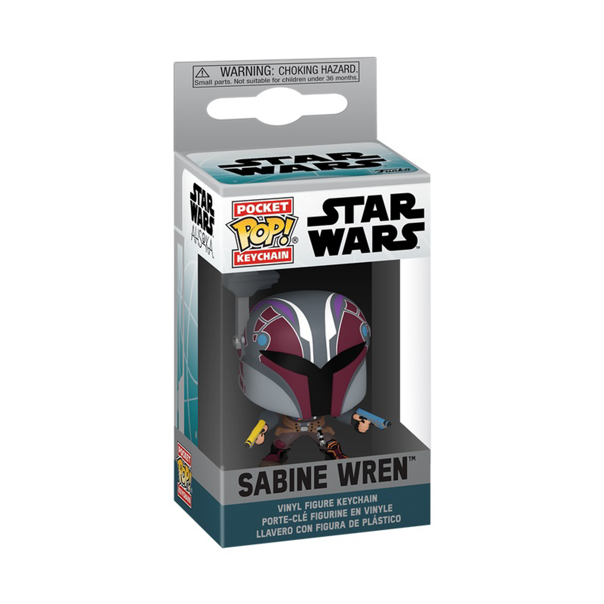 Funko Pocket Pop! Keychain: Ahsoka S1 - Sabine Wren - flash vidéo