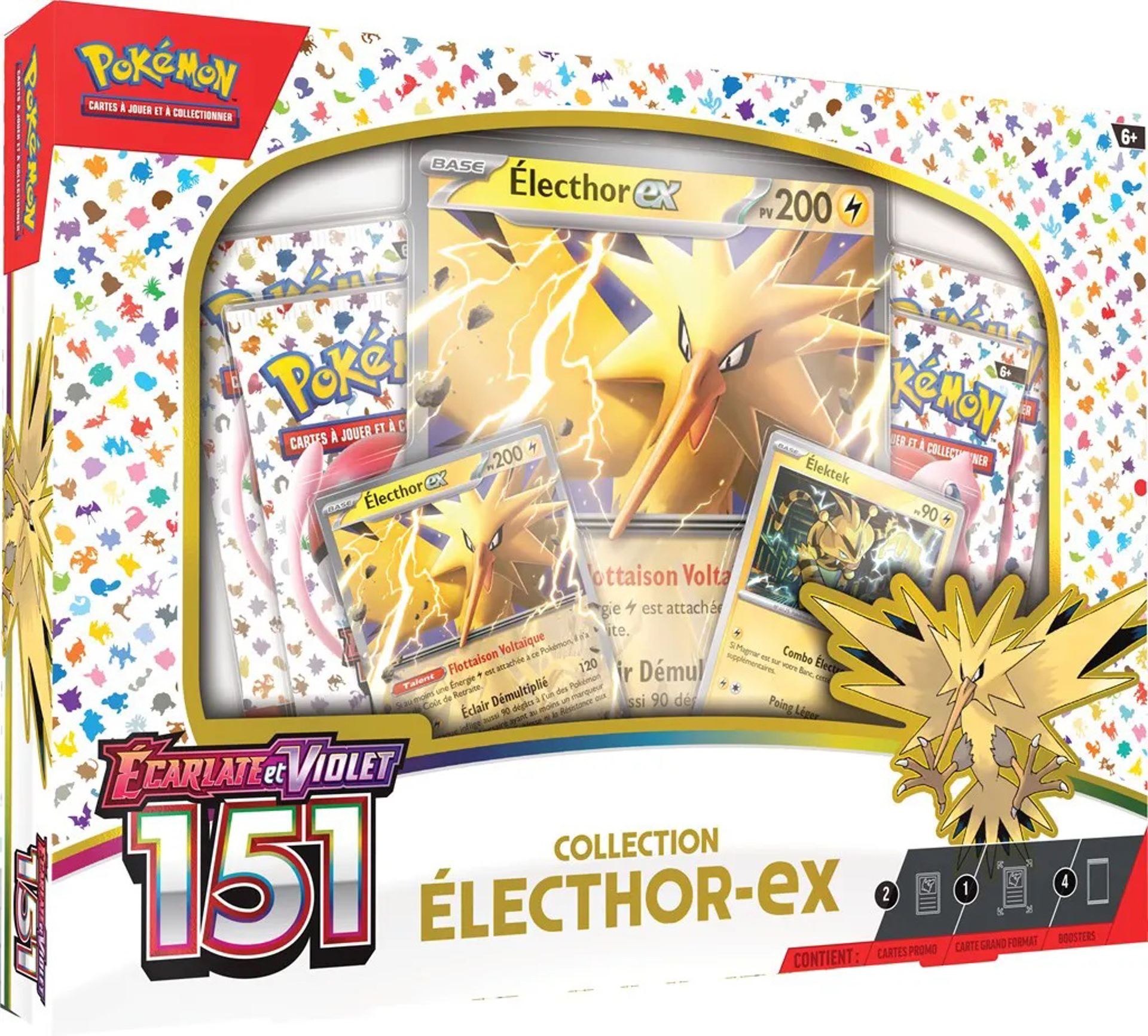 Pokémon JCC : Collection Écarlate et Violet - 151 Électhor-ex