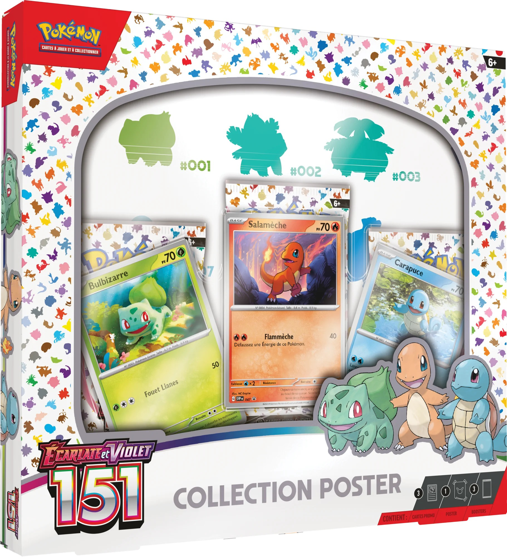 Pokémon JCC : Collection poster Écarlate et Violet - 151 - flash vidéo