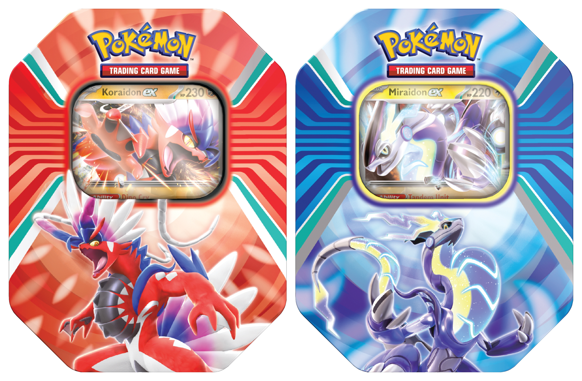 Pokémon JCC - Boîte Légendes de Paldea Koraidon-ex ou Miraidon-ex (1x Boite aléatoire) - flash vidéo