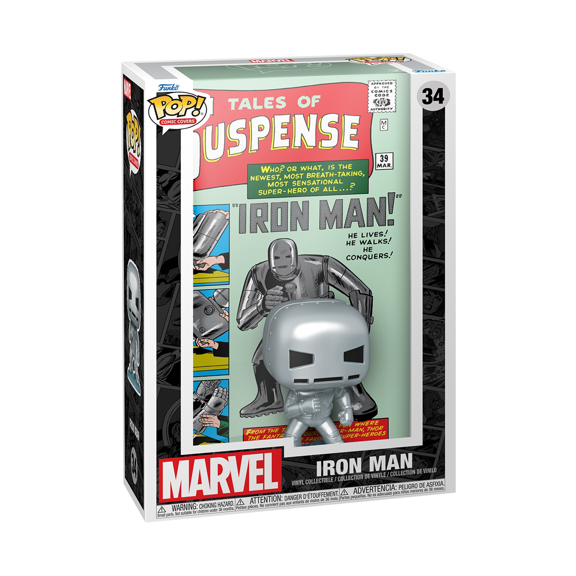 Funko NEWPop! Comic Cover: Marvel - Tales of Suspense #39 - flash vidéo