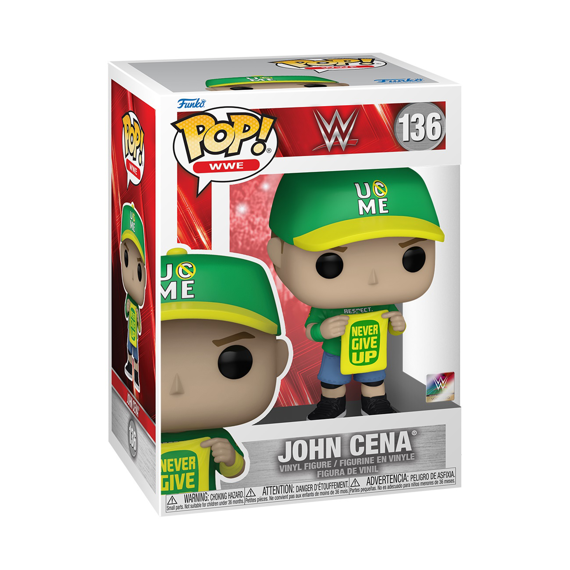 Funko Pop! WWE: John Cena (Never Give Up) - flash vidéo